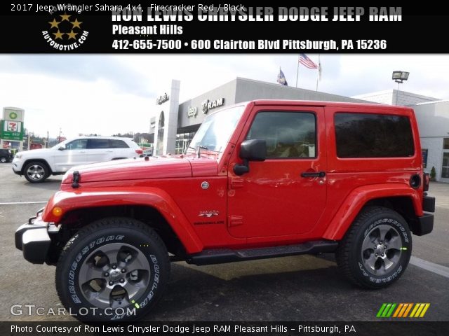 2017 Jeep Wrangler Sahara 4x4 in Firecracker Red