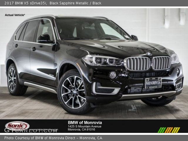 2017 BMW X5 sDrive35i in Black Sapphire Metallic