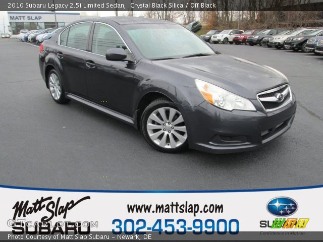 2010 Subaru Legacy 2.5i Limited Sedan in Crystal Black Silica