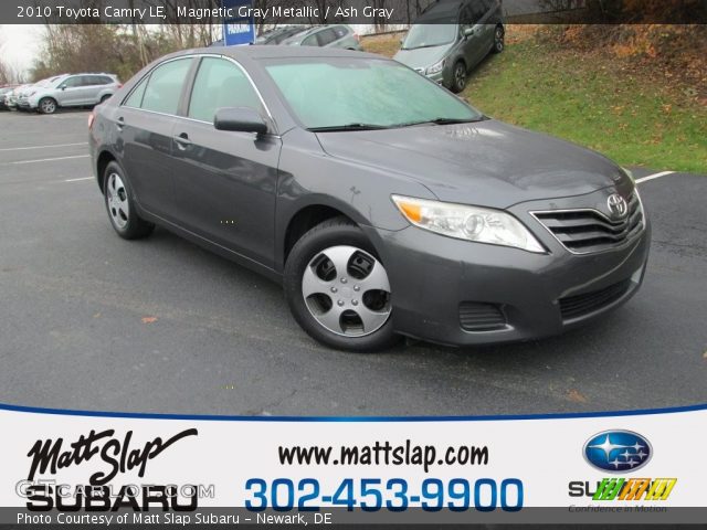 2010 Toyota Camry LE in Magnetic Gray Metallic