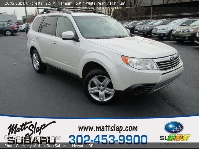 2009 Subaru Forester 2.5 X Premium in Satin White Pearl