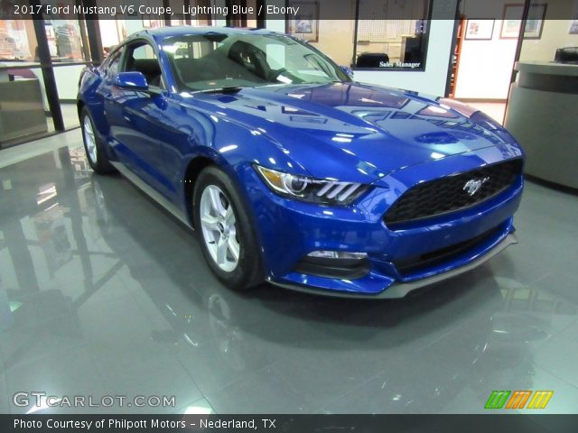 2017 Ford Mustang V6 Coupe in Lightning Blue