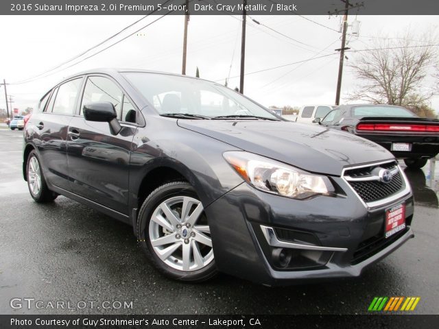 2016 Subaru Impreza 2.0i Premium 5-door in Dark Gray Metallic