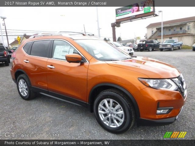 2017 Nissan Rogue SV AWD in Monarch Orange