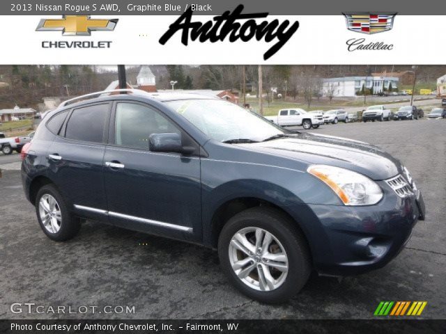 2013 Nissan Rogue S AWD in Graphite Blue