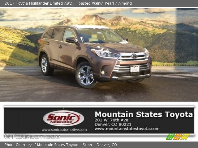 2017 Toyota Highlander Limited AWD in Toasted Walnut Pearl
