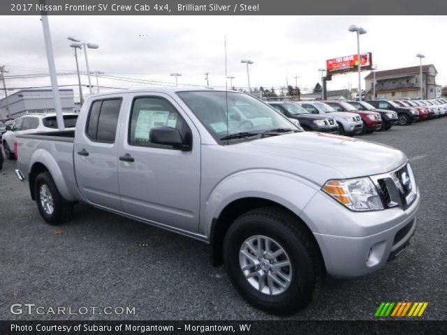 2017 Nissan Frontier SV Crew Cab 4x4 in Brilliant Silver