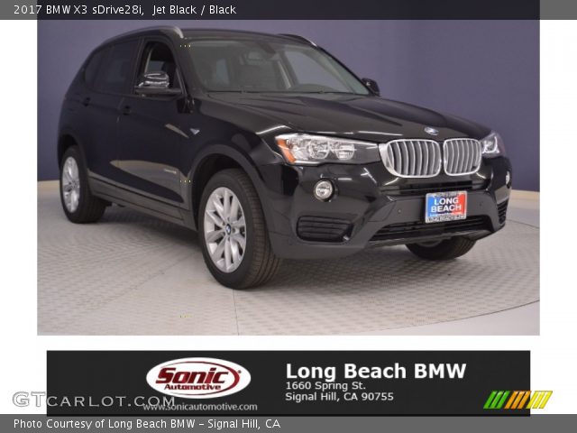 2017 BMW X3 sDrive28i in Jet Black