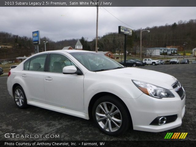 2013 Subaru Legacy 2.5i Premium in Satin White Pearl
