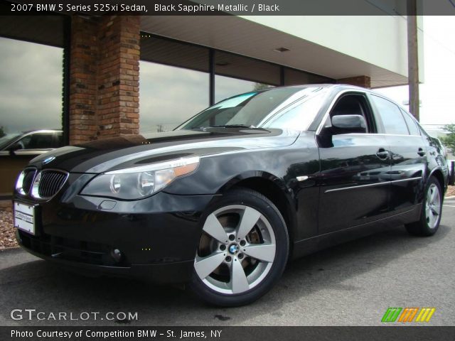 2007 BMW 5 Series 525xi Sedan in Black Sapphire Metallic