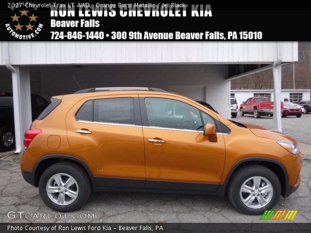 2017 Chevrolet Trax LT AWD in Orange Burst Metallic