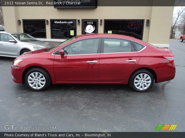 2013 Nissan Sentra SV in Red Brick