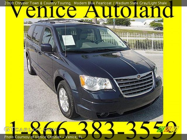 2008 Chrysler Town & Country Touring in Modern Blue Pearlcoat