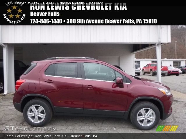 2017 Chevrolet Trax LT AWD in Crimson Metallic