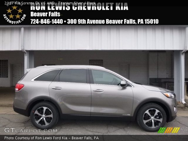2017 Kia Sorento EX V6 AWD in Titanium Silver