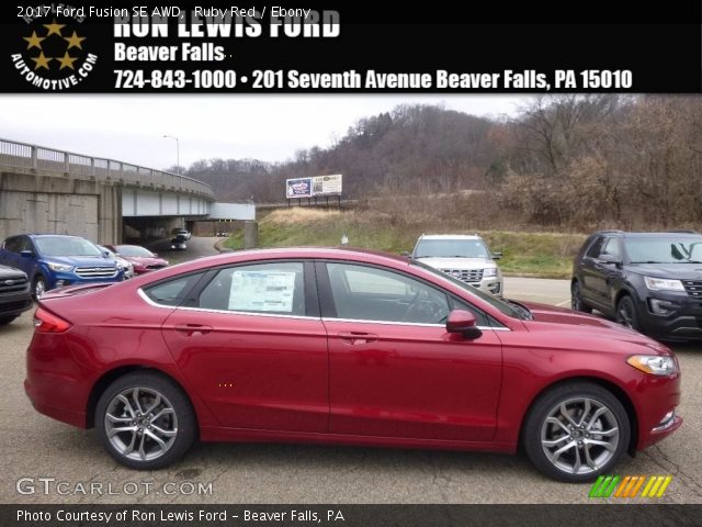 2017 Ford Fusion SE AWD in Ruby Red