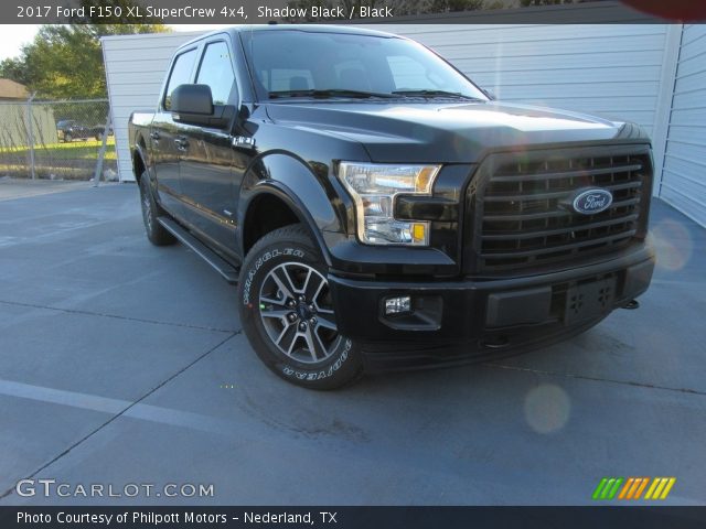 2017 Ford F150 XL SuperCrew 4x4 in Shadow Black