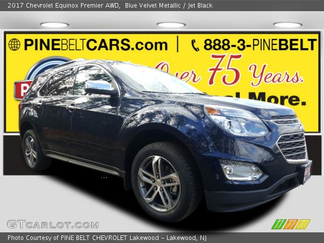 2017 Chevrolet Equinox Premier AWD in Blue Velvet Metallic