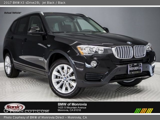 2017 BMW X3 sDrive28i in Jet Black
