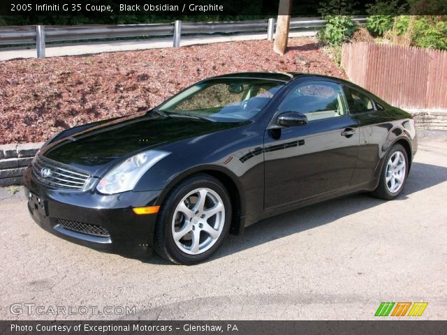 2005 Infiniti G 35 Coupe in Black Obsidian