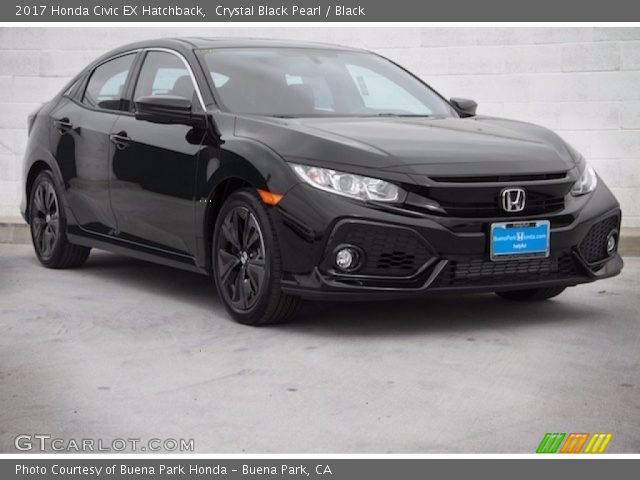 2017 Honda Civic EX Hatchback in Crystal Black Pearl