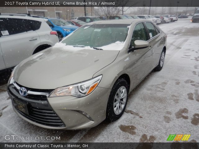 2017 Toyota Camry Hybrid LE in Creme Brulee Mica