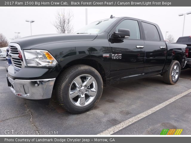 2017 Ram 1500 Big Horn Crew Cab in Black Forest Green Pearl