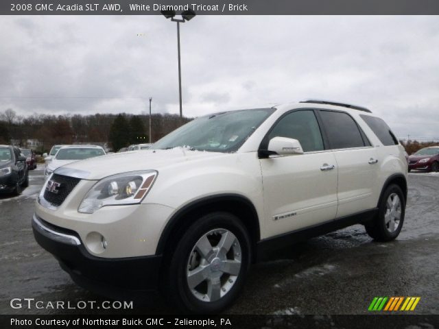 2008 GMC Acadia SLT AWD in White Diamond Tricoat