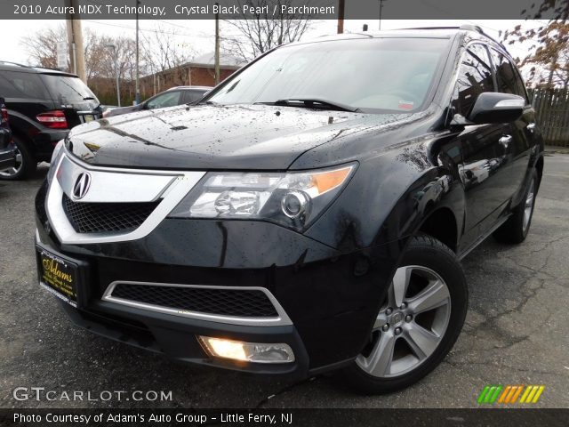 2010 Acura MDX Technology in Crystal Black Pearl