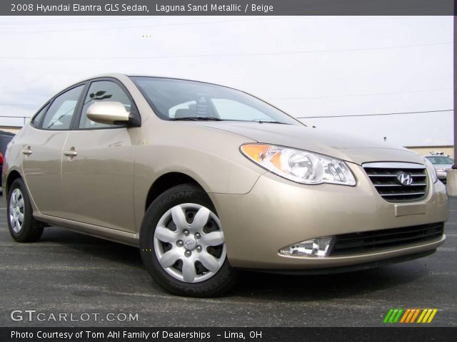 2008 Hyundai Elantra GLS Sedan in Laguna Sand Metallic