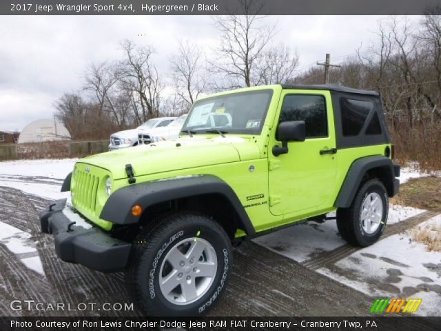 2017 Jeep Wrangler Sport 4x4 in Hypergreen