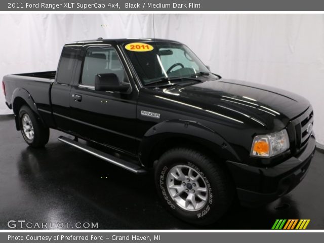2011 Ford Ranger XLT SuperCab 4x4 in Black