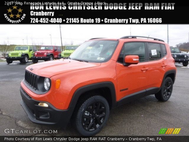 2017 Jeep Renegade Latitude 4x4 in Omaha Orange