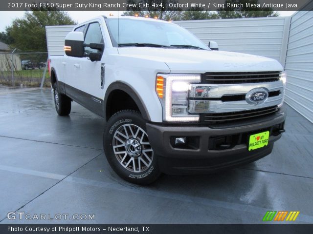 2017 Ford F350 Super Duty King Ranch Crew Cab 4x4 in Oxford White