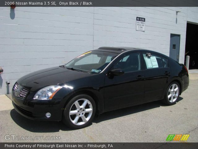 2006 Nissan Maxima 3.5 SE in Onyx Black