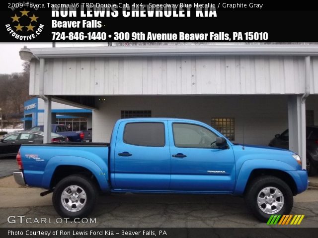 2009 Toyota Tacoma V6 TRD Double Cab 4x4 in Speedway Blue Metallic