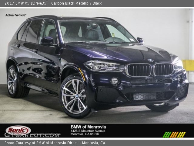 2017 BMW X5 sDrive35i in Carbon Black Metallic