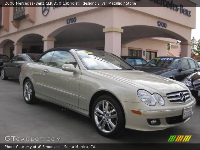 2006 Mercedes-Benz CLK 350 Cabriolet in designo Silver Metallic