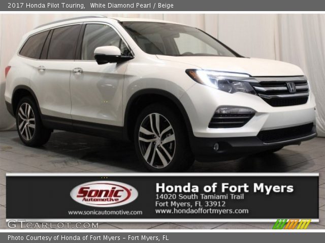 2017 Honda Pilot Touring in White Diamond Pearl