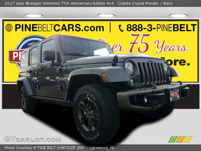 2017 Jeep Wrangler Unlimited 75th Anniversary Edition 4x4 in Granite Crystal Metallic