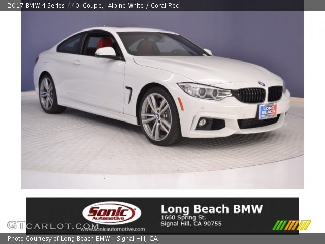 2017 BMW 4 Series 440i Coupe in Alpine White