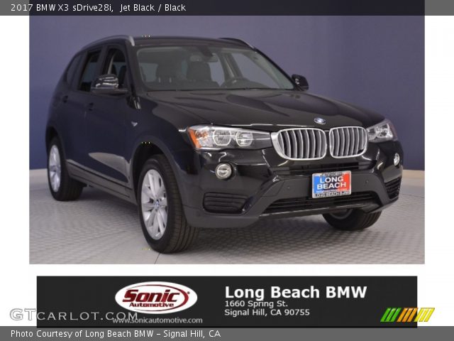 2017 BMW X3 sDrive28i in Jet Black