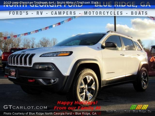 2015 Jeep Cherokee Trailhawk 4x4 in Bright White