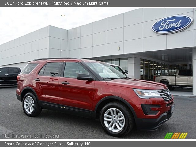 2017 Ford Explorer FWD in Ruby Red
