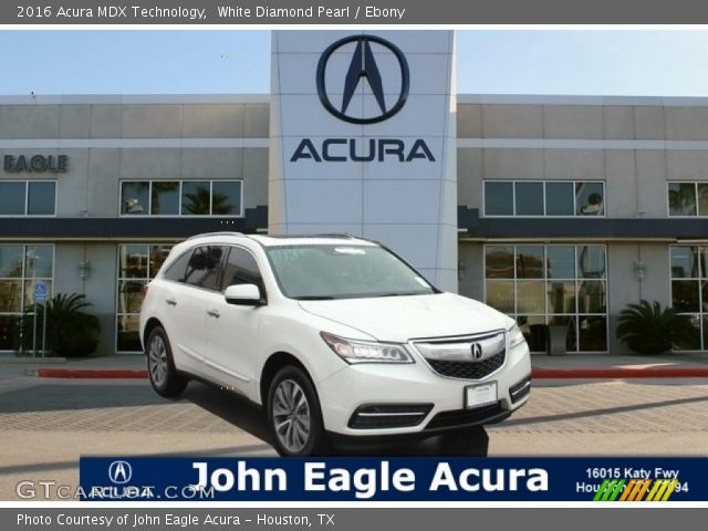 2016 Acura MDX Technology in White Diamond Pearl