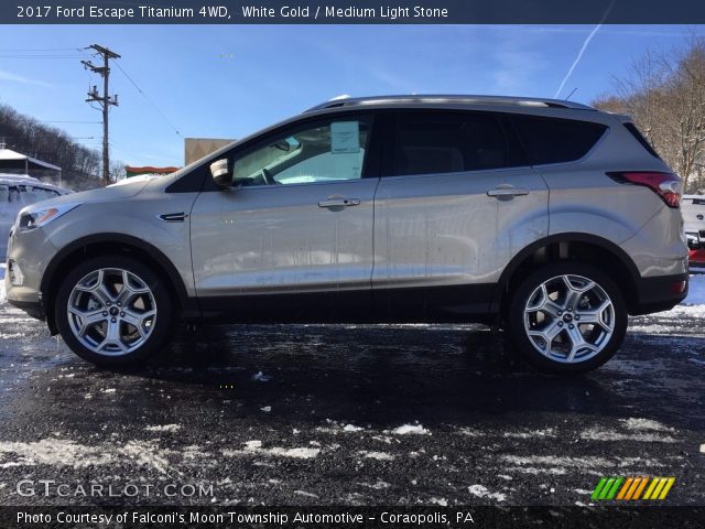 2017 Ford Escape Titanium 4WD in White Gold