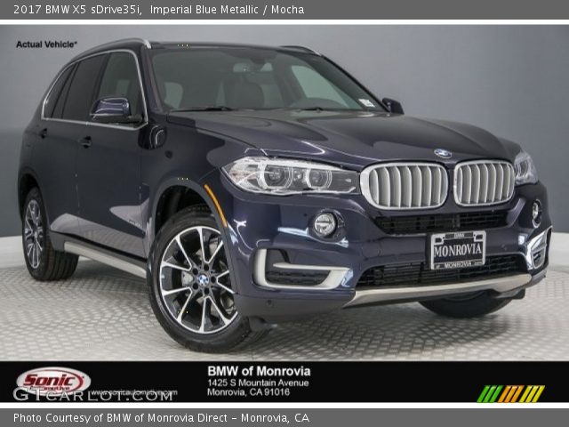 2017 BMW X5 sDrive35i in Imperial Blue Metallic