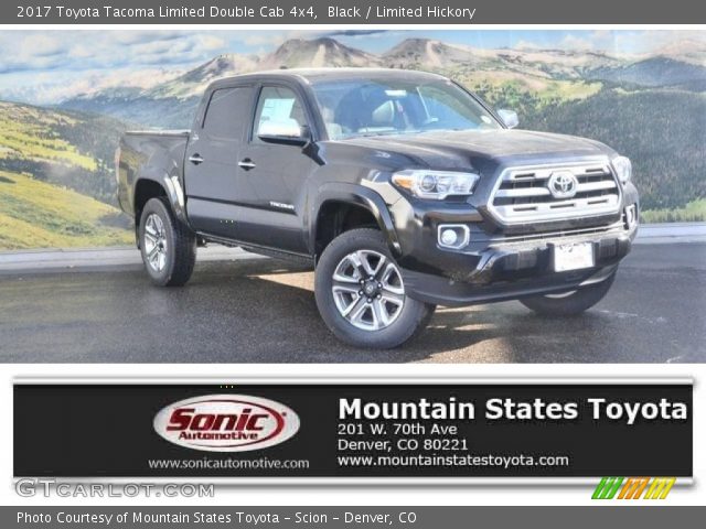 2017 Toyota Tacoma Limited Double Cab 4x4 in Black
