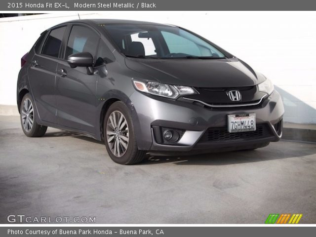 2015 Honda Fit EX-L in Modern Steel Metallic