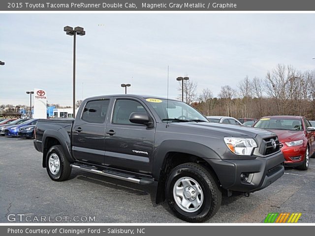 2015 Toyota Tacoma PreRunner Double Cab in Magnetic Gray Metallic